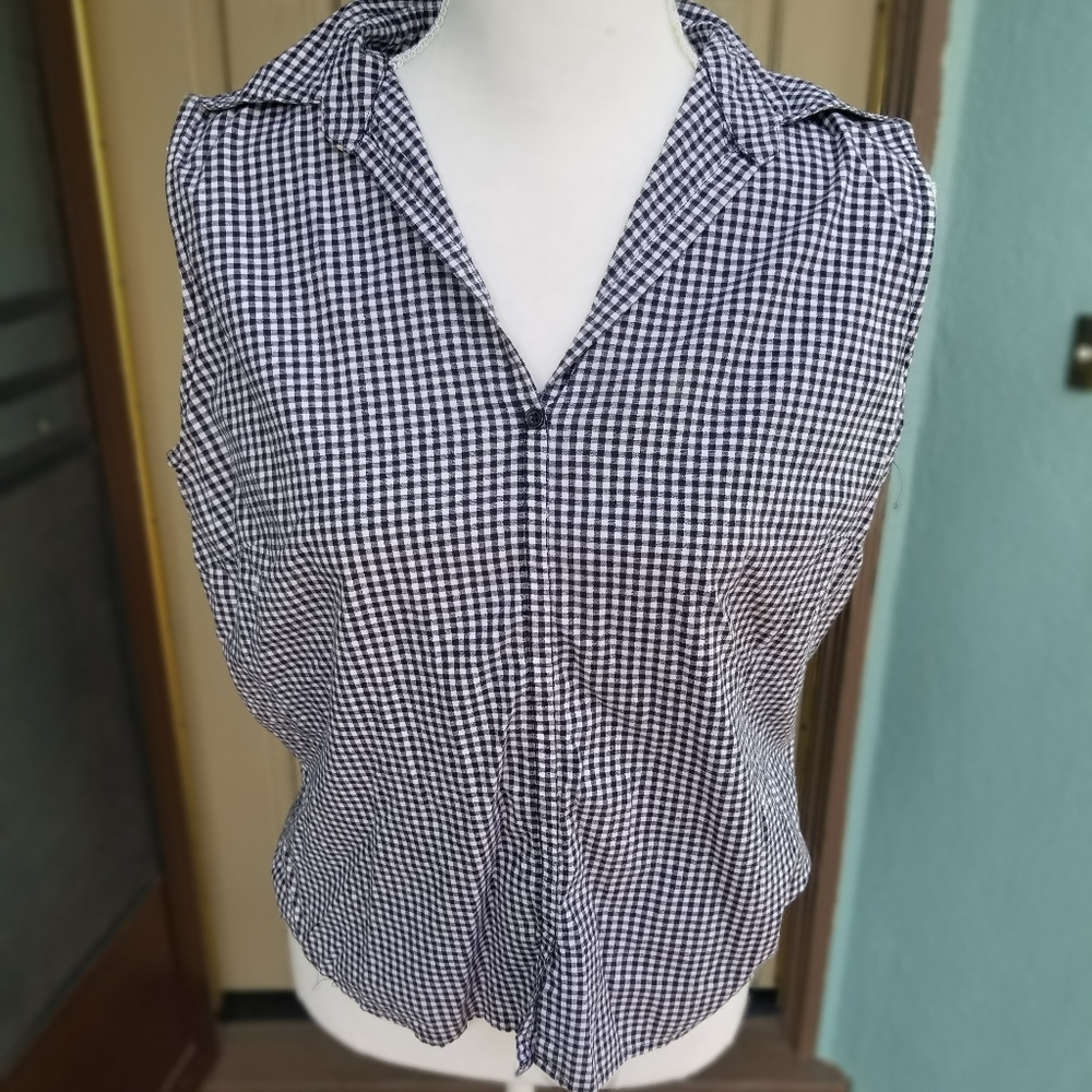 50s Inspired Gingham top